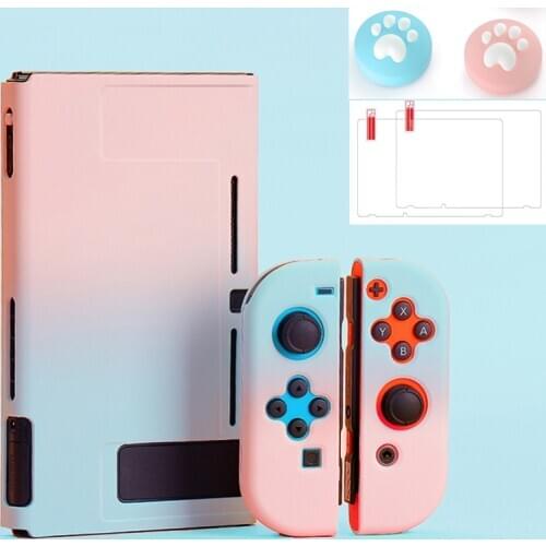 For Nintend Switch NS Console Protective PC Case Shell for Nintendo Switch Console Joycon Cover Detachable Ultra Thin Outer Skin
