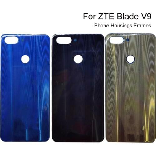 Hard Plastic Phone Housings Frames For ZTE blade V9 Battery Back Cover Door Housing Cases Accessories Free Shipping
