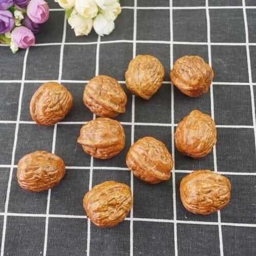 10pcs High imitation artificial Fake walnut model&artificial plastic fake simulated walnut