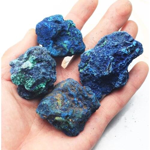 100g Natural Azurite Mineral Rough Stones Specimen Healing Crystals around 1-3pcs