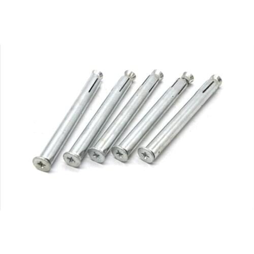2pcs M6 M8 M10 phillips countersunk head Internal expansion screw 6mm Aluminum alloy built-in expansion bolts screws