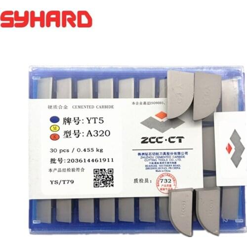 30pcs/lot A320 YT15 YT14 YG6 YG8 YT5 YW1 YW2 Dimension20x11x7 90 Degree Cutter Inserts Cemented Carbide Insert