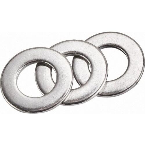 304 Stainless Steel Washer Flat Penny Mudguard Repair Washers M3 M4 M5 M6 M8 M10 M12 M14 M16 M18 M20 Thickness 1mm