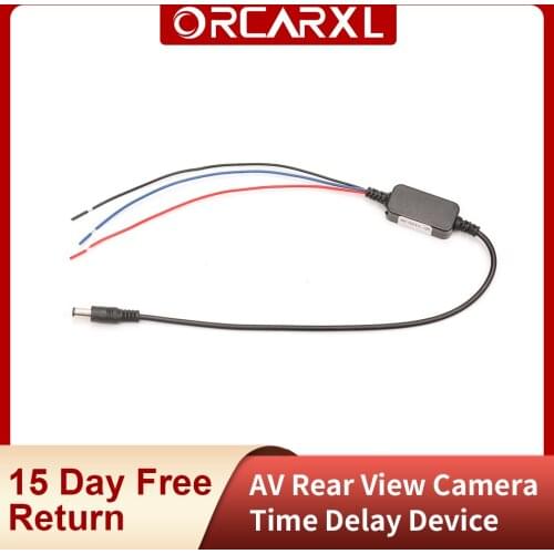Car Rear View 12V DC Power Relay Capacitor Connector Delay Box for Backup Auto Car Camera