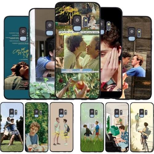 Call Me By Your Name black Soft phone Case For Samsung S20 S10 S9 S8 S7 edge Plus Lite For Note 8 9 10 A6 A7 A8 A9 2018