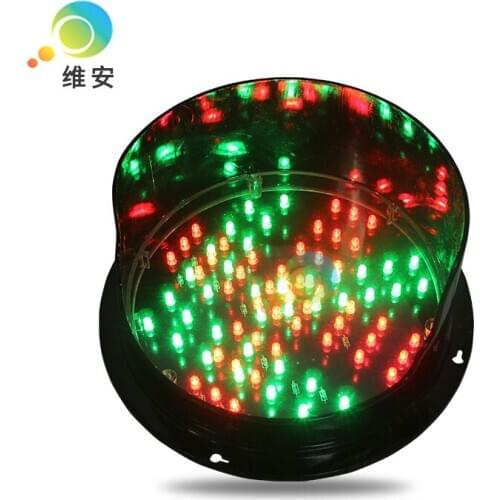 DC12V Wholesale price diameter 200mm red cross green arrow traffic light module traffic replacement