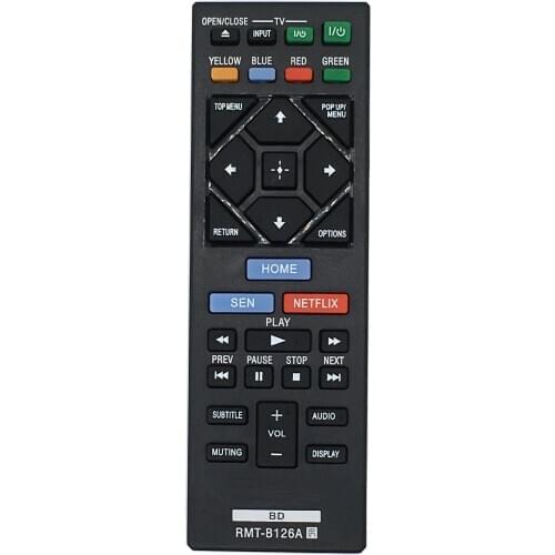 For SONY Blu-ray DVD Remote for RMT-B126A BDP-BX120 BDP-BX320 BDP-BX3200 BDP-BX520 BDP-BX620 BDP-S1200 BDP-S2200 RMT-VB100U R083