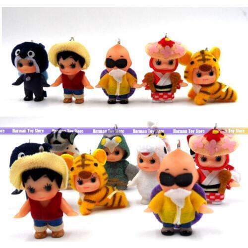 10pcs/lot Random send 4CM anime figure sonny angel action figure one piece/UItraman/Master Roshi anime cartoon figure cosplay