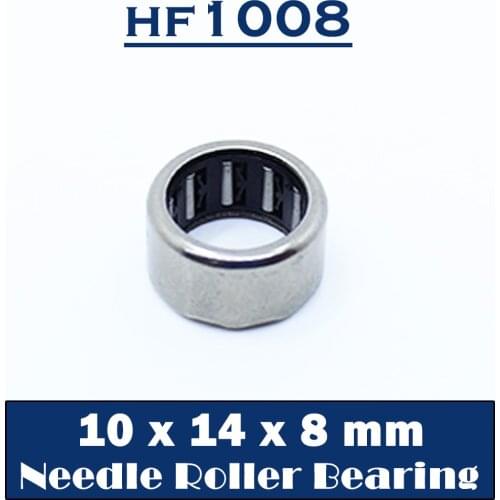 HF1008 Bearing 10*14*8 mm ( 10 PCS ) Drawn Cup Needle Roller Clutch HF101408 Needle Bearing
