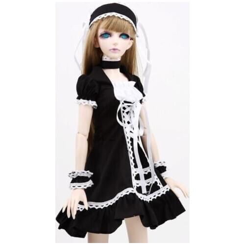 [wamami] 129# Black Dress/Suit/Outfit 1/4 MSD DOD DZ BJD dollfie