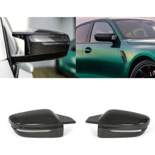 LHD for G80 M3 Style Carbon Fiber Mirror Cover Replacement for 3 4 5 Series G20 G22 G30 G11 G14