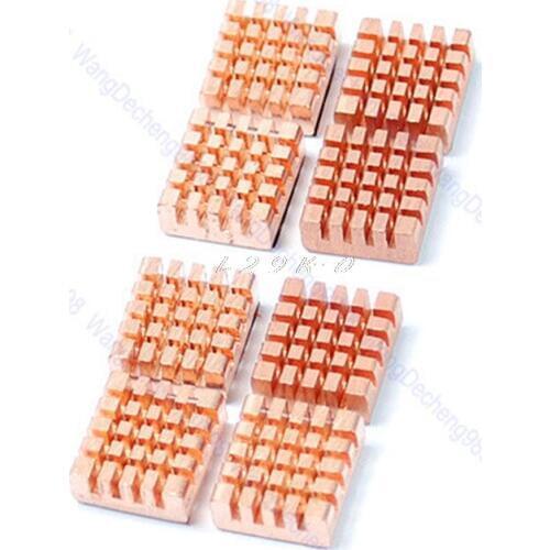 HOT! 8 X Copper Heat Sink For DDR DDR2 DDR3 RAM Memory RHS03