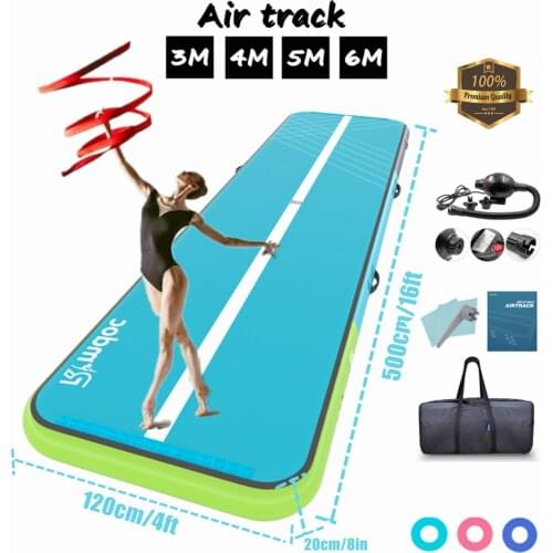 Rimdoc Airtrack Inflatable Air Track Gymnastics Train Air Block Tumbling Trampoline Thickness Yoga Mat Outdoor Water Sport Mat