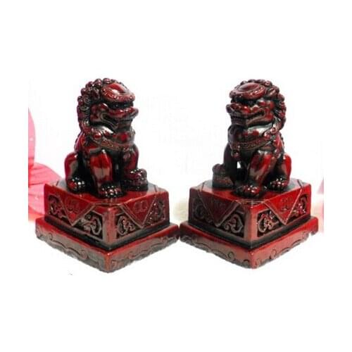 Sales Genuine Pure Lion crafts feng shui decoration woodbines pure copper Brass Fine Arts Crafts decoration