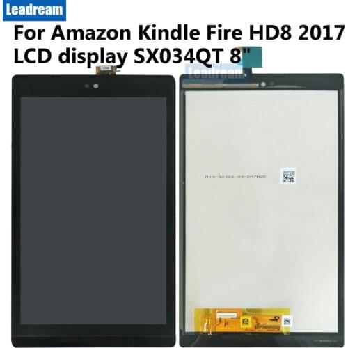 Free DHL 50PCS Original Tested LCD Display Touch Screen For Amazon Fire HD 7 8 HD8 HD7 2017 7" 8" 7th 8th Gen SR043KL SX034QT