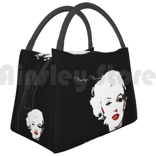 Cooler Lunch Bag Picnic Bag Marilyn Monroe In Black Marilyn Monroe Old Hollywood Hollywood Royalty Christmas Gift