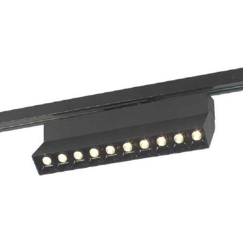 LED Track Light 20W 4 Wires 3 Phase LED Rail Lamps 10x2W LED Liner Track Lighting AC85V-265V Free Shipping