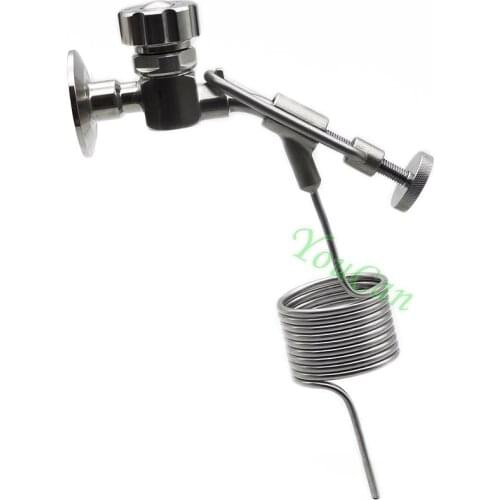 304 Stainless Steel 1.5" Tri Clamp Sample Valve with Sampling Coil Conical Fermenter Accessories
