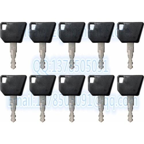 10 PC 14607 Lock Ignition Key For JCB Bomag Excavator Wacker Neuson Hamm Master 3CX Hatz Manitou Tractor