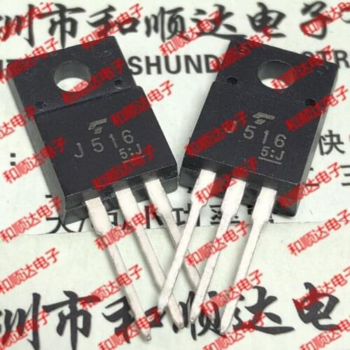 10pcs/lot J516 2SJ516 New Spot TO-220F 250V 6.5A