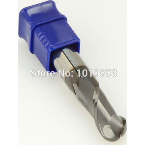 2pcs CGS-250 R6X12X100L HRC50 SOLID tungsten carbide ball nose end mill for stainless steel or steel