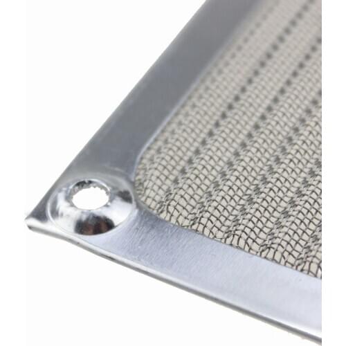 2 Pcs 8cm PC Fan Dust Filter 80mm fan Metal Dustproof Computer Case Mesh 80x80mm