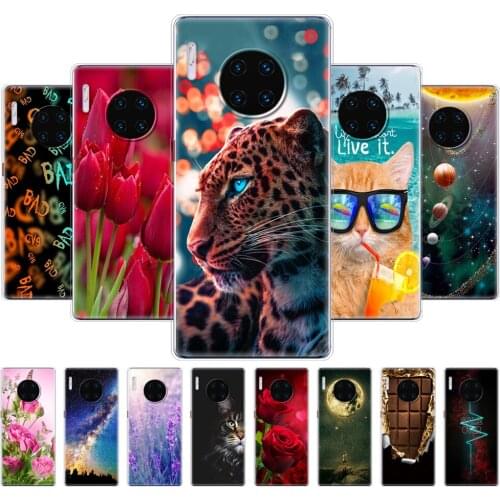 For Huawei Mate 30 pro Case Back Cover For Huawei Mate 30 Phone Case for mate 30 Coque Bumper Silicon Soft TPU Protective Fundas