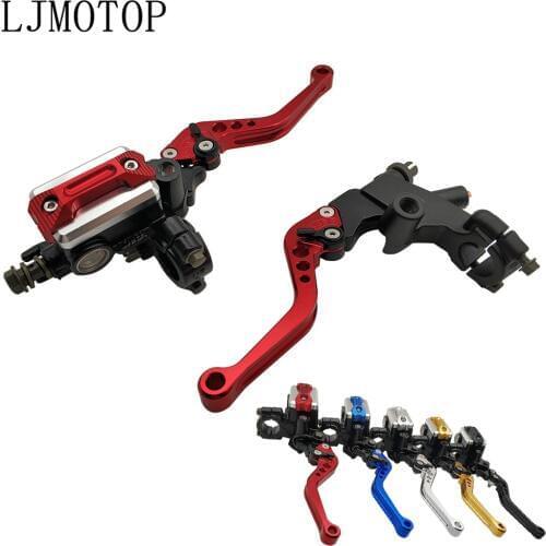 CNC Motorcycle Brake Clutch Levers Master Cylinder Reservoir Set For Z900 ER6N Z800 Z750 Z1000SX CRF 450 CRF XR XL 85 CBR600RR