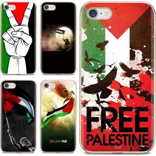 For Huawei Y6 Y5 2019 For Xiaomi Redmi Note 4 5 6 7 8 Pro Mi A1 A2 A3 6X 5X 7A free palestine flag Soft Shell Cover