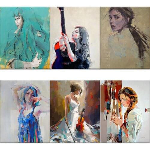 Artistic woman Painting by numbers Stamping paint home decor canvas painting Supernatural Gift pictures by numbers 40*50