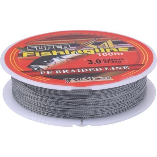 Fishing Lines 4 Strands 0.10~0.50MM Strong PE Braided Fishing Line For Sea Fishing 100m Daiwa Line Multifilament