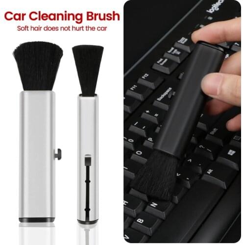 Soft Retractable Car Dust Remover Air Vent Detailing Cleaning Brush Cleaner For Kia Sportage Ceed Rio 3 4 Picanto Stonic Niro