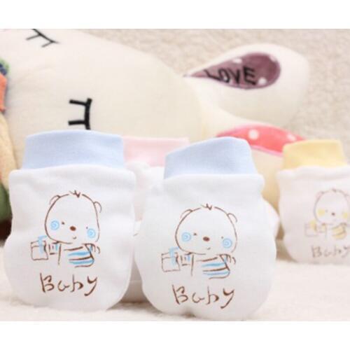 Cotton blend lovely baby proof gloves comfortable breathe freely Anti Scratching baby gloves newborn mitten LA674147