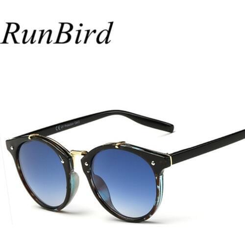 2017 Summer New Round Sunglasses Women Brand Designer Mirror Lens Sun Glasses Oculos De Sol Feminino Gafas De Sol Hombre R025