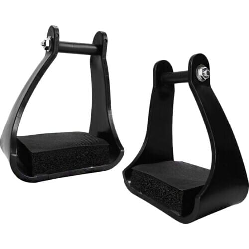 Steel Horse Stirrups Anti-slip Foam Tread Western Bendy Equipment