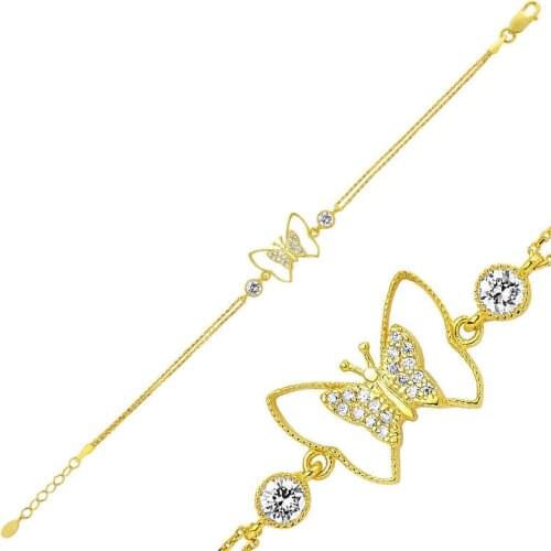 Tevuli 925 Sterling Silver Butterfly Womens Bracelet