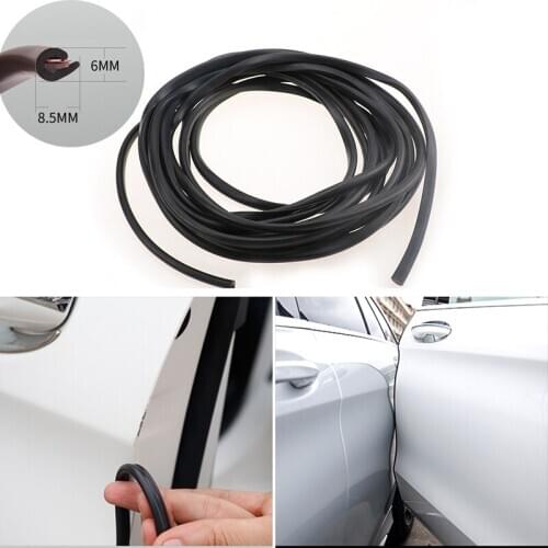 5 m Car Door Anti-Scratch Protective Edge Guard Sealing Stripper for Ford Focus Fusion Escort Kuga Ecosport Fiesta Falcon EDG