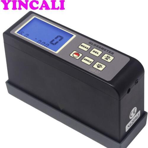 High Accuracy Gloss Meter GM-07 Glossmeter (Integral Type) Measures 75 Degree 4 Digits Backlit LCD Automatic Calibration