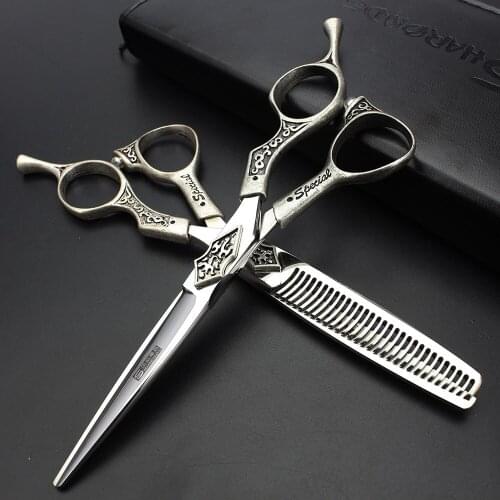 SHARONDS Japan 440C special high-end hairdressing scissors barber shop scissors professional hairdresser cutting scissors