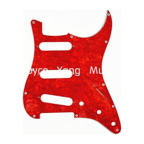 Niko Pearl Red 4 PLY Electric Guitar Pickguard For Fender Strat Style Electric Guitar Free Shipping Wholesales
