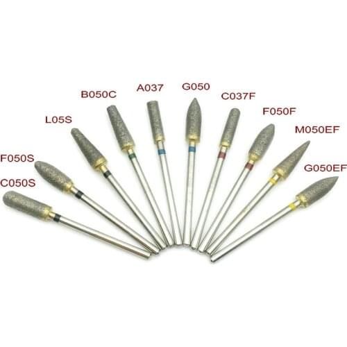 1Pc Dental Universal Sintered Diamond Polisher Grinder for Polishing Trimming Drill 2.35mm Tool Dental Burs