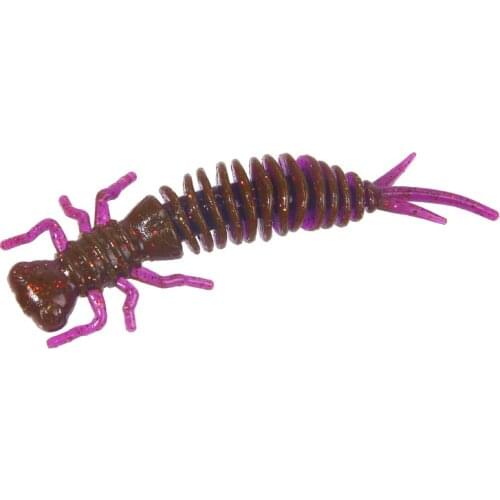 1PCS Larva Soft Lures 55mm 75mm 100mm Artificial Fishing Lures Worm Silicone Bass Pike Minnow Swimbait Jigging Plastic Baits