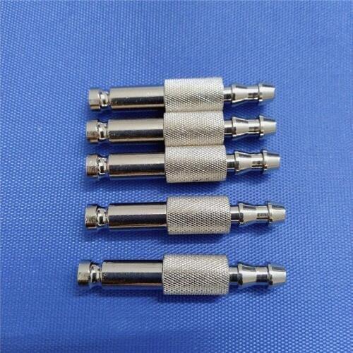 10PCS/lot Blood Pressure Cuff connector NIBP CUFF Plug Hose NIBP Cuff Connector Metal Male connector for Mindray use