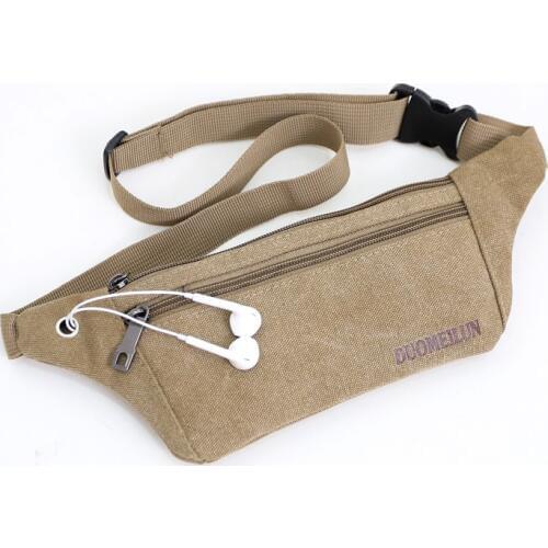 2018 canvasc New Waterproof Men Waist Belts Multifunctional Bum Waist Pouch Fanny Cellphone Packs Women Bags Mens Waist Packs
