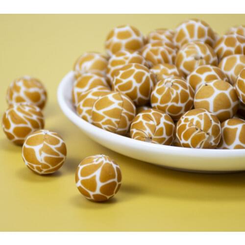 Teeny Teeth 20 PCS Light Gray BPA Free Silicone Heart Teether Beads DIY Baby Chewing Jewelry Toy Teething Necklace Accessories