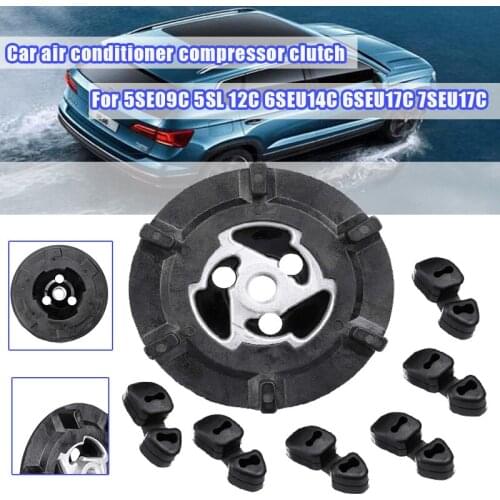 Car Air Conditioner A/C Air Compressor Clutch Hub Rubber 5SE09C 5SL12C 5SEU12C 6SEU14C 6SEU17C 7SEU17C