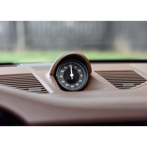 Car Stopwatch For Porsche 911 2020-2021 Interior Center Dashboard Clock Compass Time Electronic Meter Clock Accessional Chrono