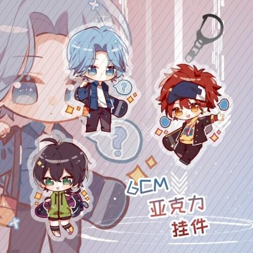 2021Anime SK8 the Infinity MIYA LANKA Keychain Cartoon Acrylic Bags Pendant Itabag Keyrings Decor Game Student Cosplay Gifts