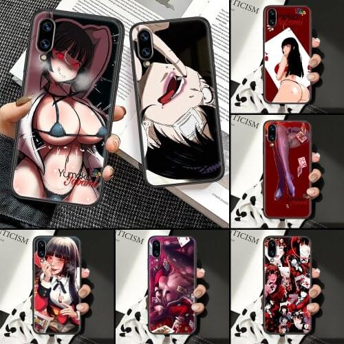 Sexy Kakegurui Jabami Yumeko Phone Case For Huawei Honor 6A 7A 7C 8A 8X 8 9 9X 10 10i 20 Lite Pro black painting hoesjes tpu