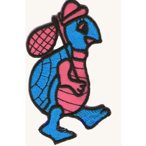 Tortoise Embroidery Fabric Patches for Clothes Embroidery Patches for Clothing DIY Stripes Astronaut Appliques Clothes Stickers